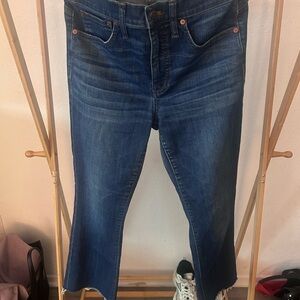 Madewell Dark Blue Ankle Jeans